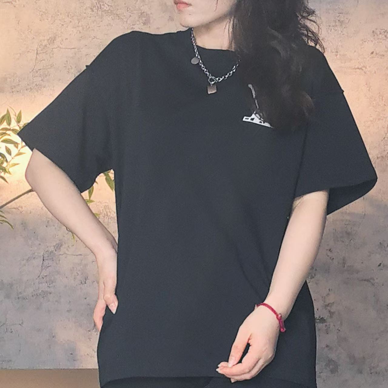 【林百万专属】短袖棉T夏季休闲百搭圆领男女同款S00032