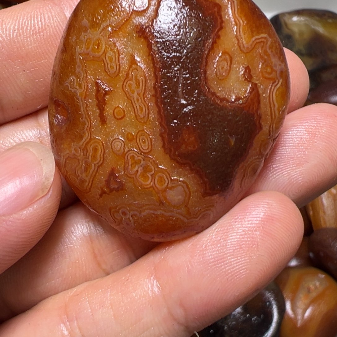 风***~瓷片马达加斯加奇石