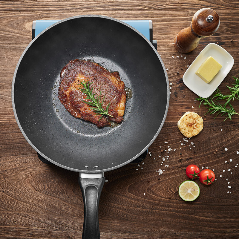 【A等品微瑕】双立人 Motion L 系列 30cm不粘炒锅（含盖）1017236