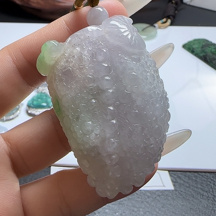 翡翠未镶嵌颈饰天然缅甸翡翠A货