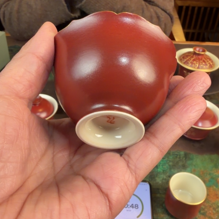 ****D陶九鼎葵口陶瓷一个