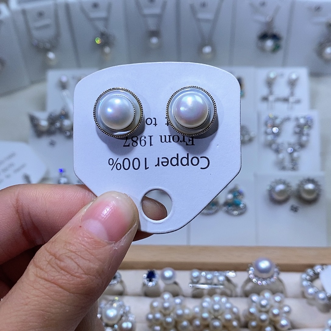 耳饰未镶嵌淡水珍珠