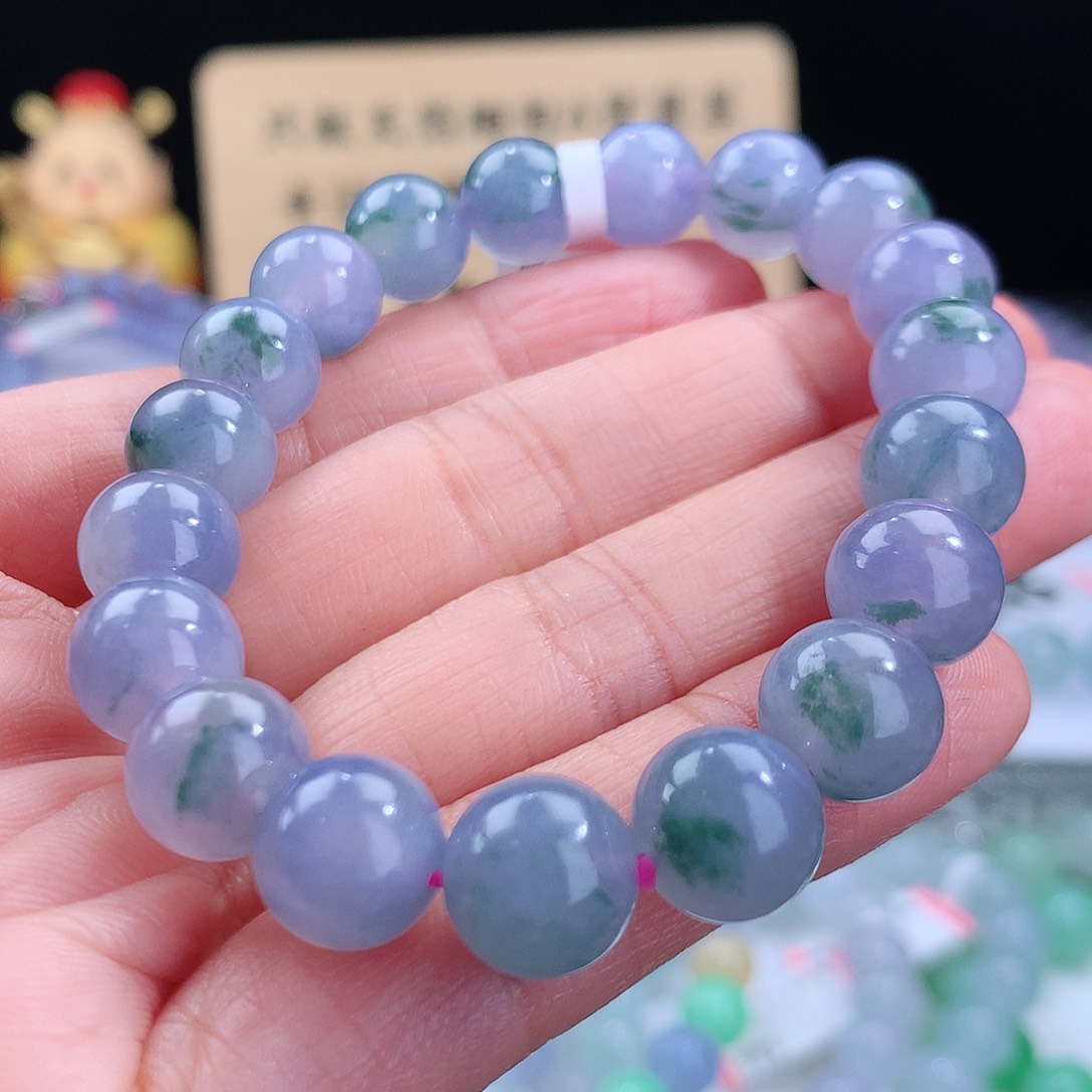 翡翠手链未镶嵌卡10mm