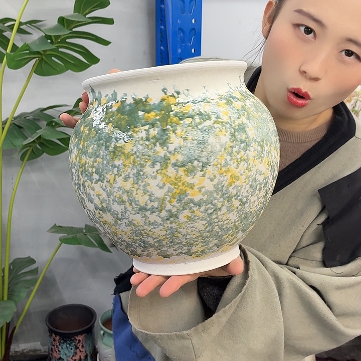 20×25 -粗陶花盆有孔-买买买