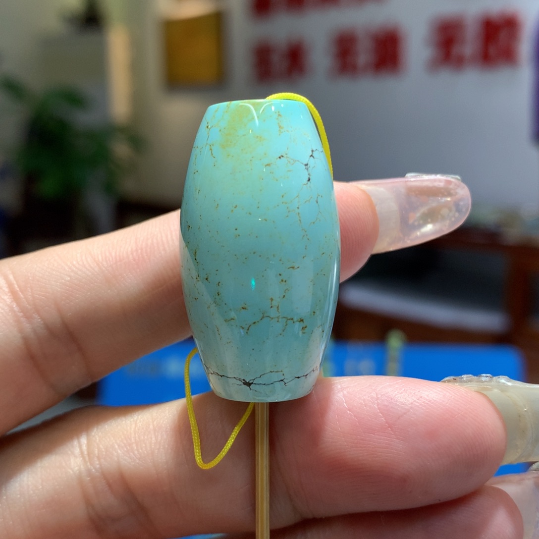 绿松石未镶嵌吊坠