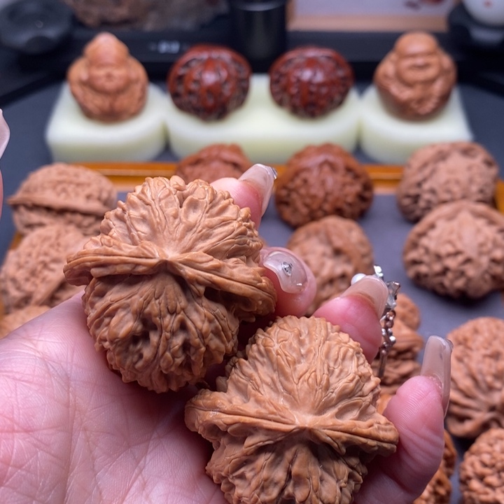 文玩核桃把件a****s白狮子