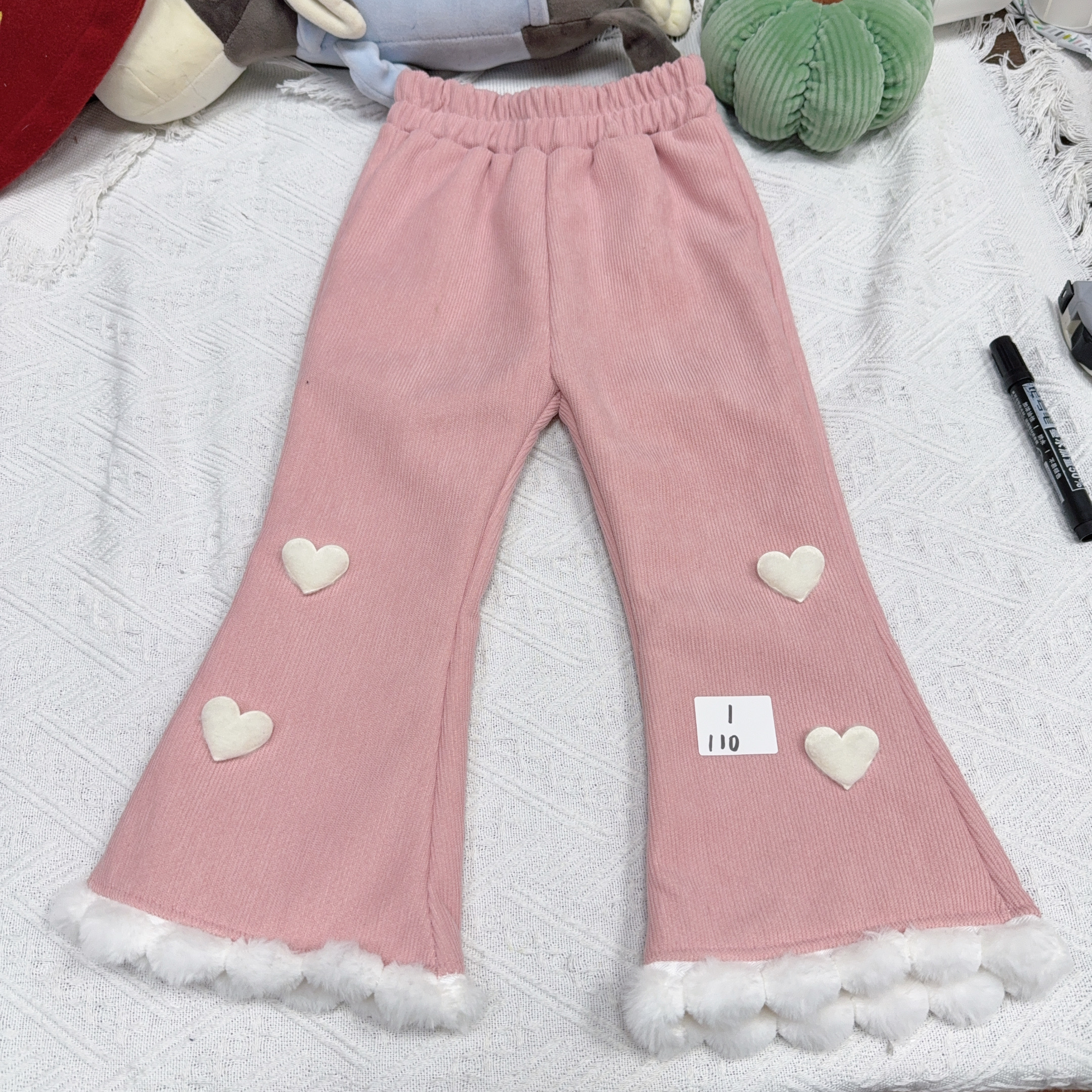 儿童休闲时尚加厚长裤076