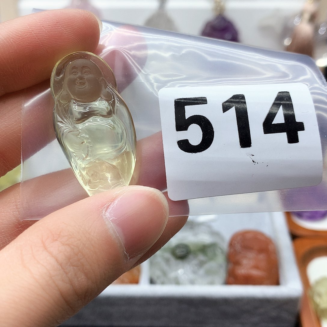 水晶颈饰未镶嵌挂件