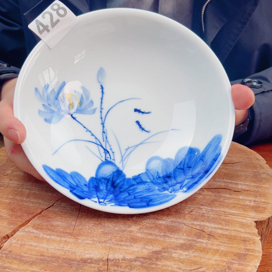 瓷片景德镇陶瓷手工手绘制作