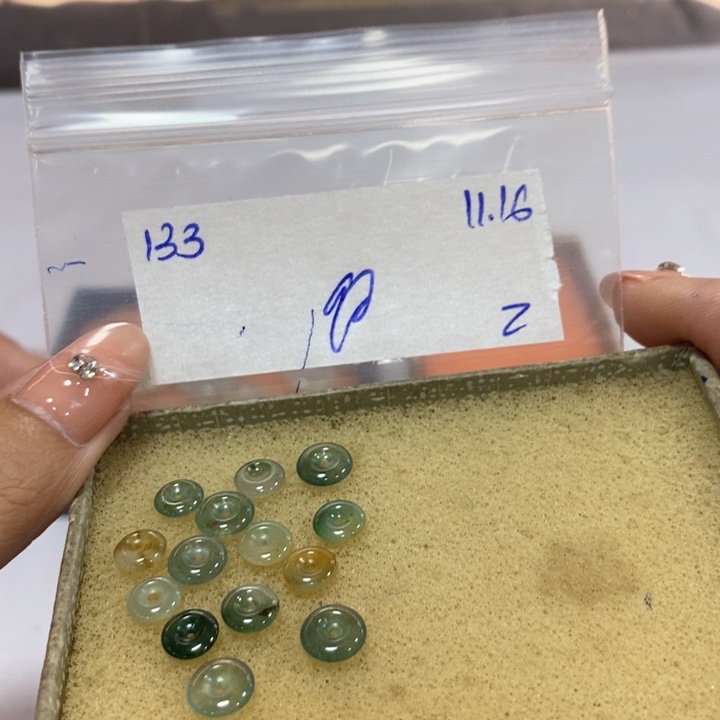 子***鱼定制翡翠未镶嵌不退