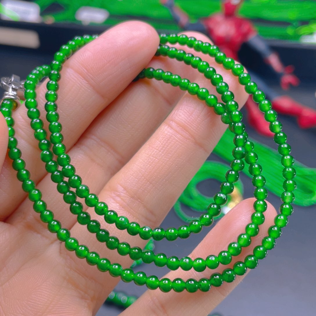 翡翠颈饰未镶嵌，11