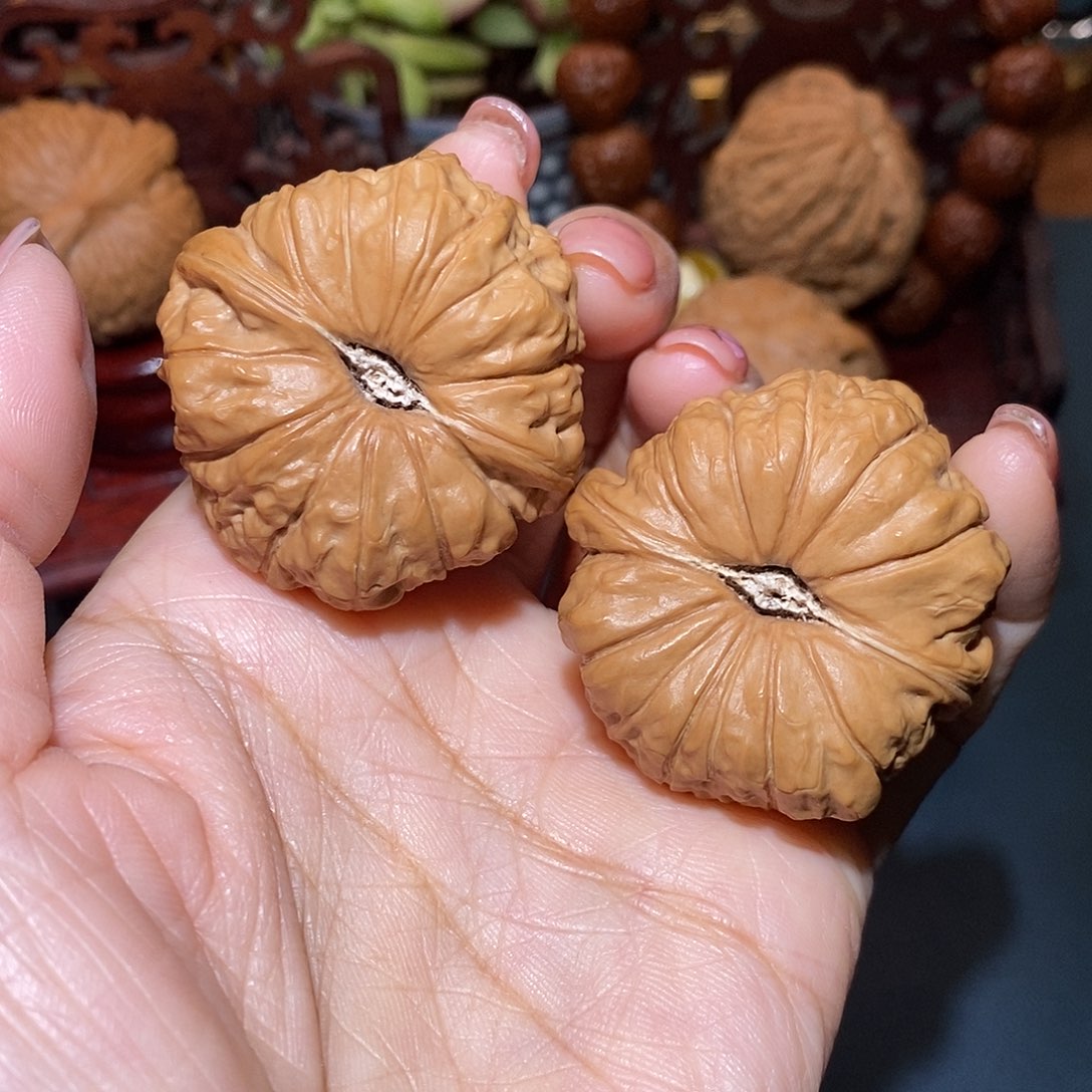 文玩核桃把件41南瓜墩