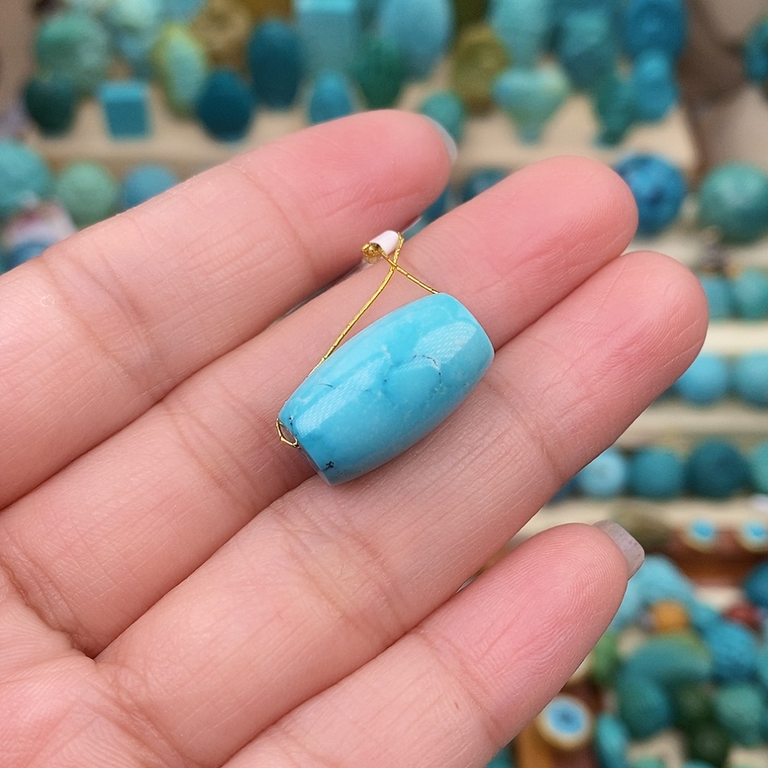 绿松石珠宝奇石未镶嵌