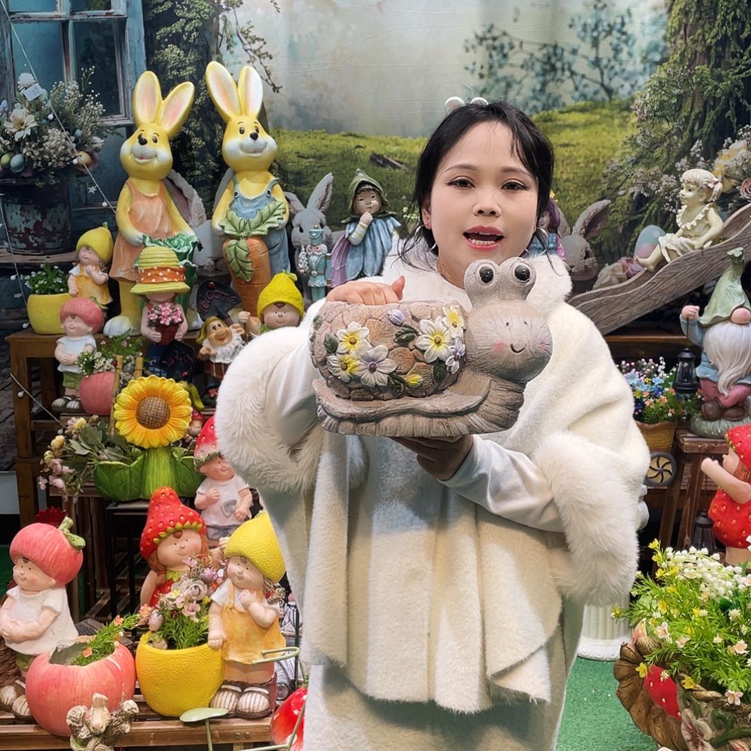 摆件花园摆件红红火火