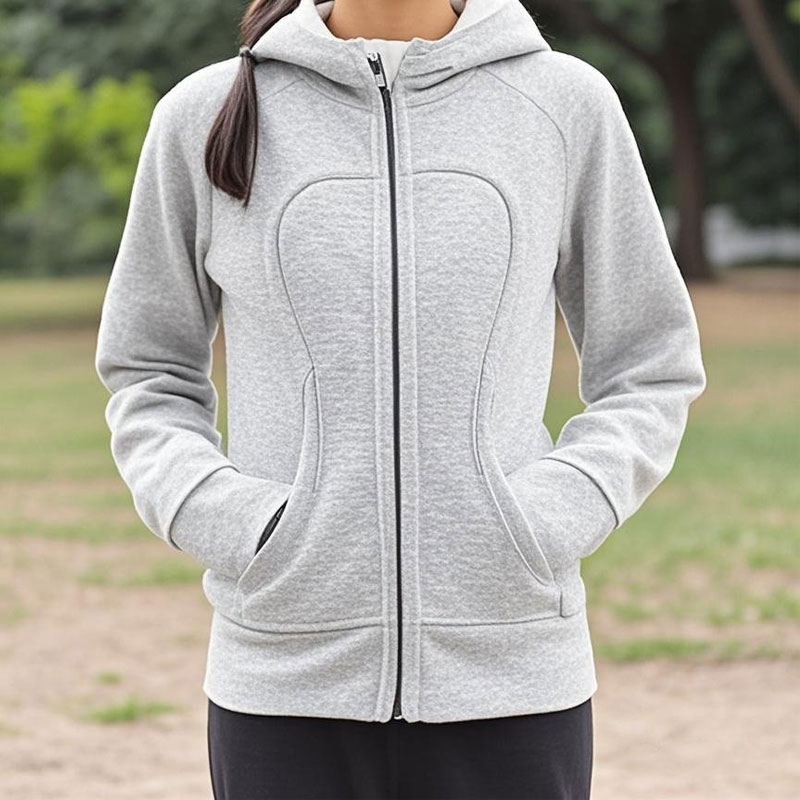 Scuba Newyear 限定加绒全拉链修身款女士连帽衫拉绒