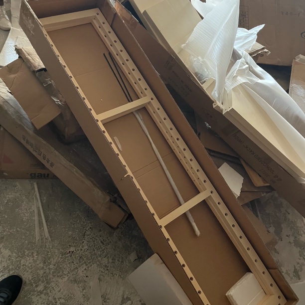 松木层架85×37×170瑕疵无售后木工5914