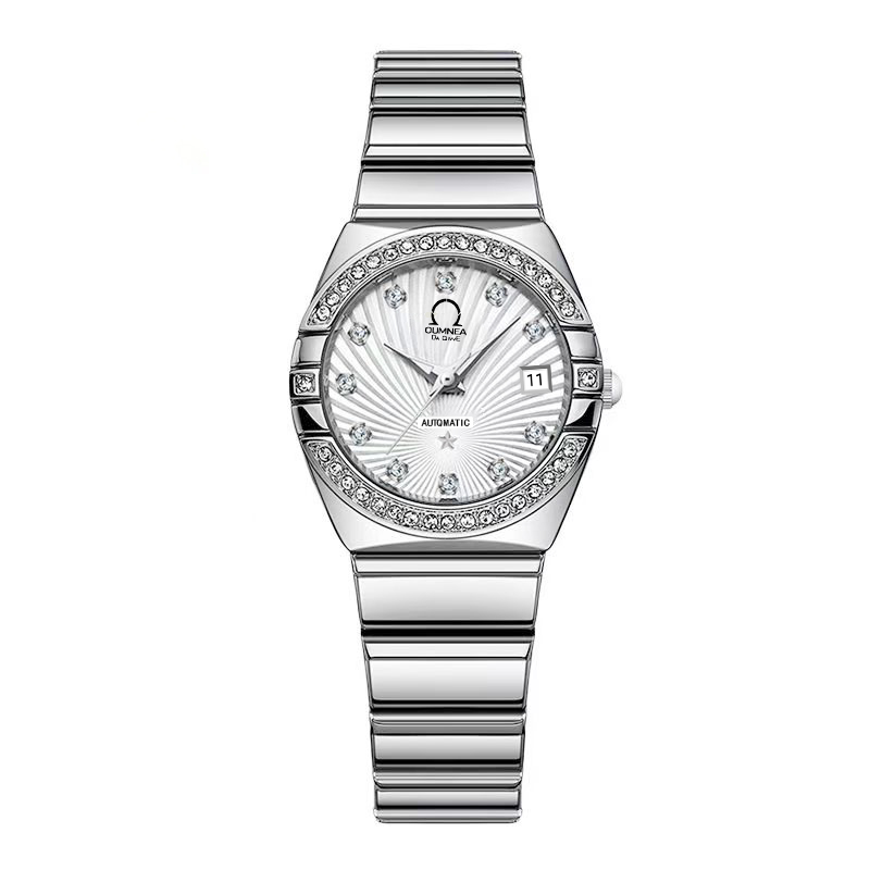 2306-1白面 时尚单历设计休感闲女士腕表