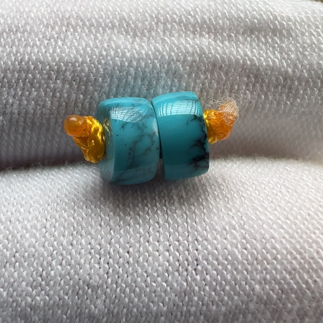 绿松石未镶嵌配饰5.9*3.2