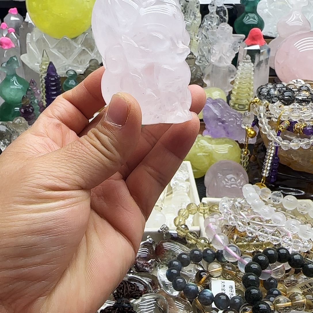 车挂未镶嵌水晶摆件