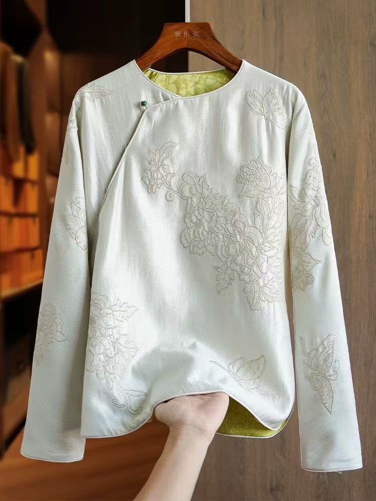 【安姬迩·自制】2025新款古风刺绣设计款外套