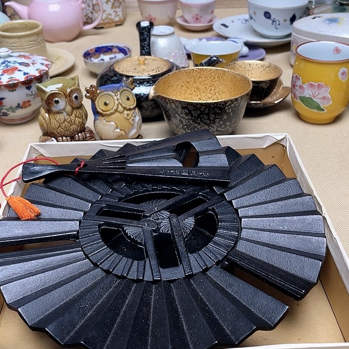 紫砂茶宠盘子都给她