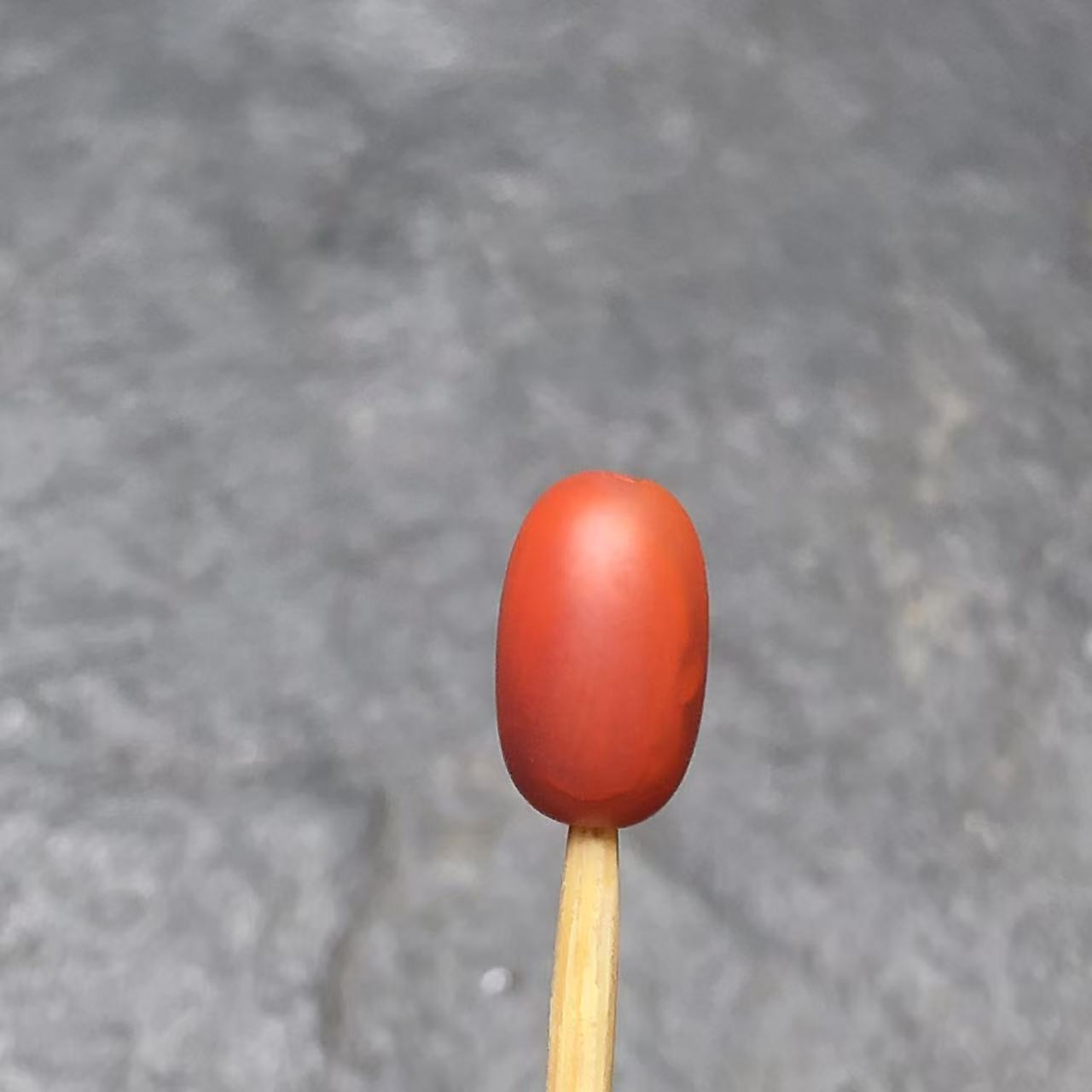 川料原矿南红玛瑙桶珠长直径5.5长9.2毫米