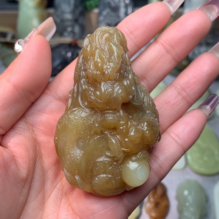 和田玉挂件未镶嵌