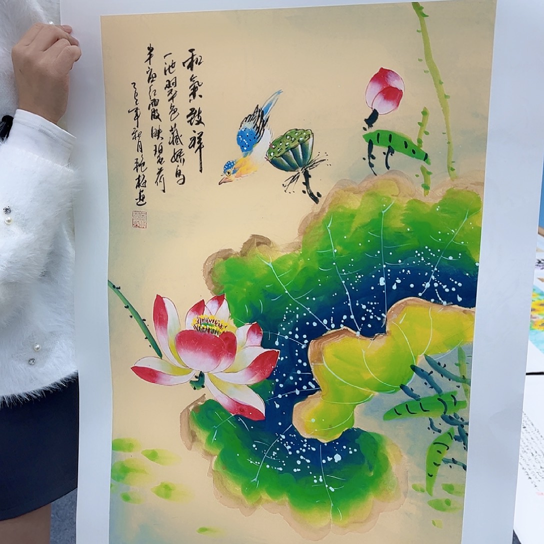 国画宣纸手绘国画作品