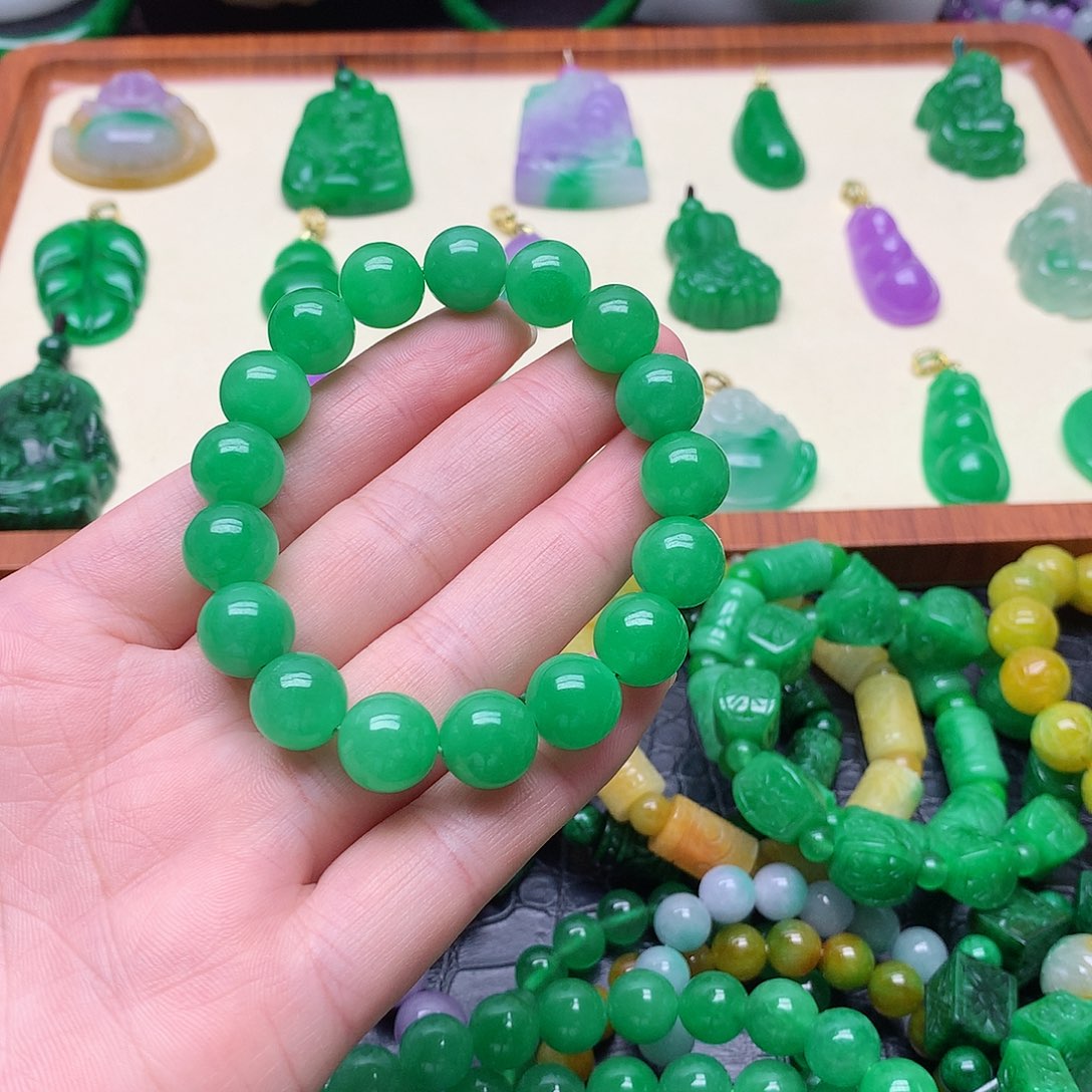 未镶嵌手链翡翠乖*?