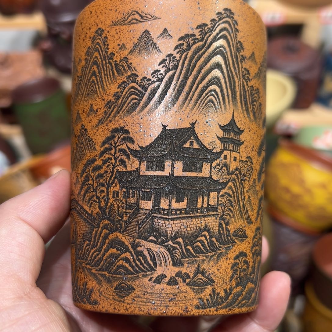 茶杯紫砂宜兴紫砂主人杯