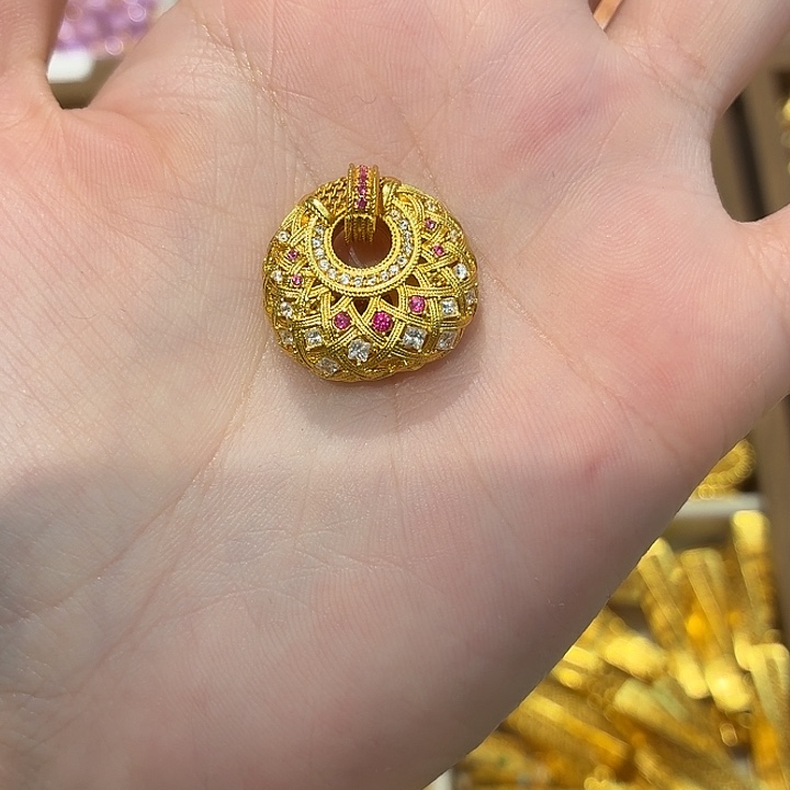 铜合金8706强保色发 1 个壹笔壹吊坠