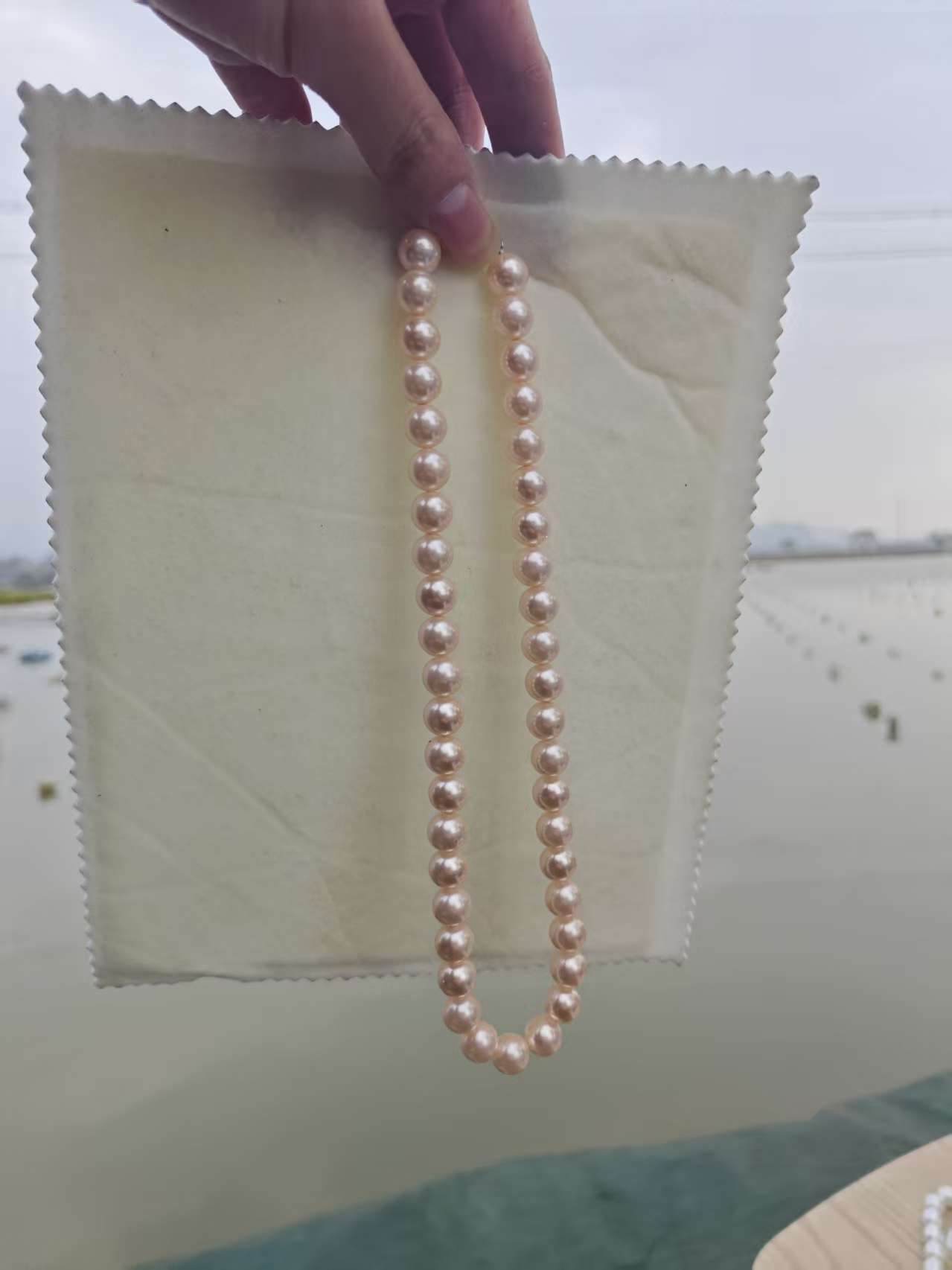 12-13mm 点位 正圆 樱花粉 无暇 精致百搭 时尚饰品