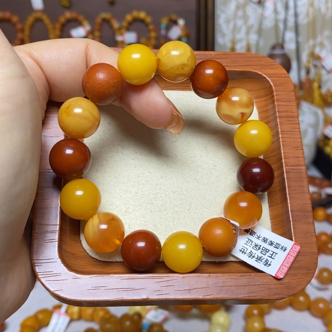 【闪购商品】手链蜜蜡未镶嵌一****?手串