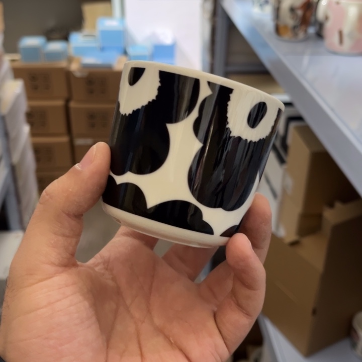 marimekko黑花手握200ml