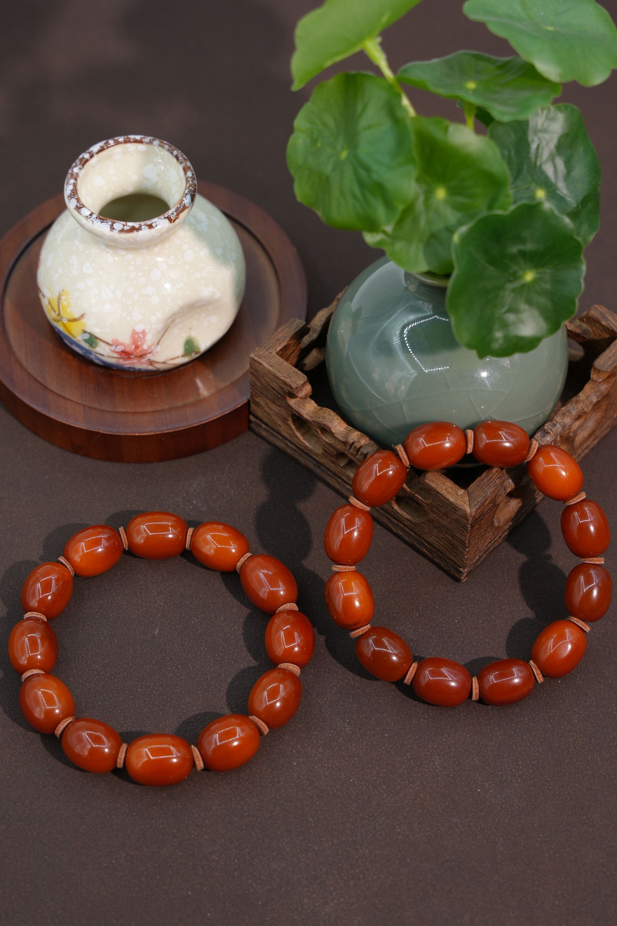 13+老蜡枣珠隔片手串多样性发一件JJD26069919