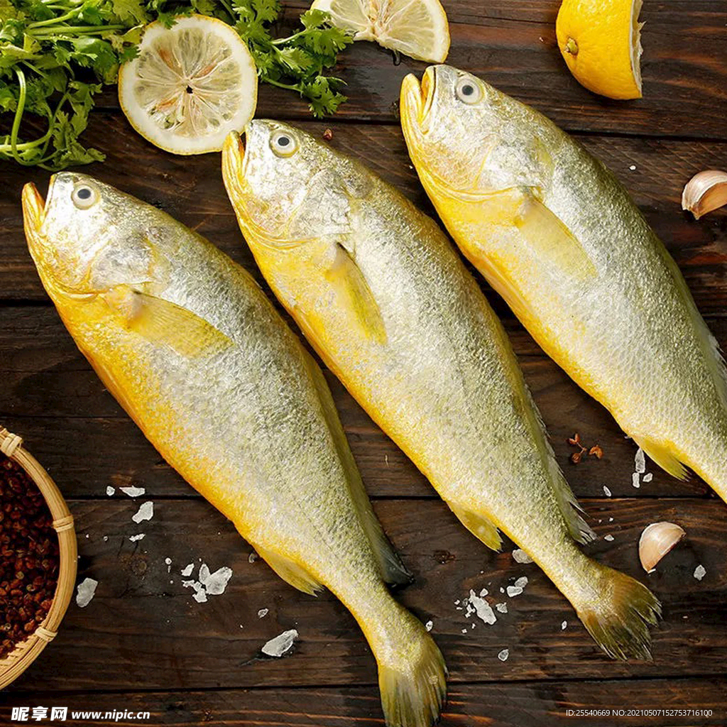 新鲜冷冻黄花鱼免杀免洗免调味