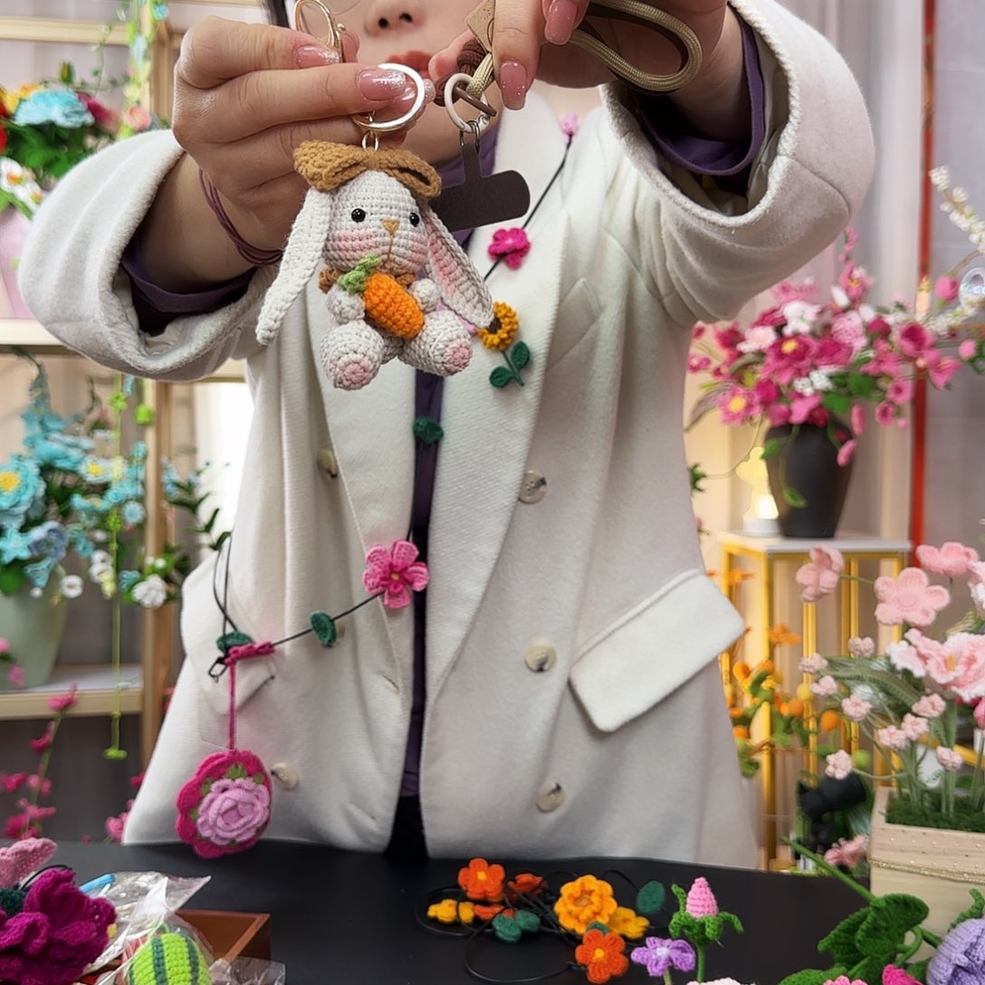 纯手工钩织钩织挂件