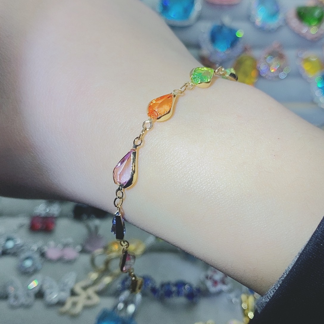 【闪购商品】托帕石耳饰银S925镶嵌