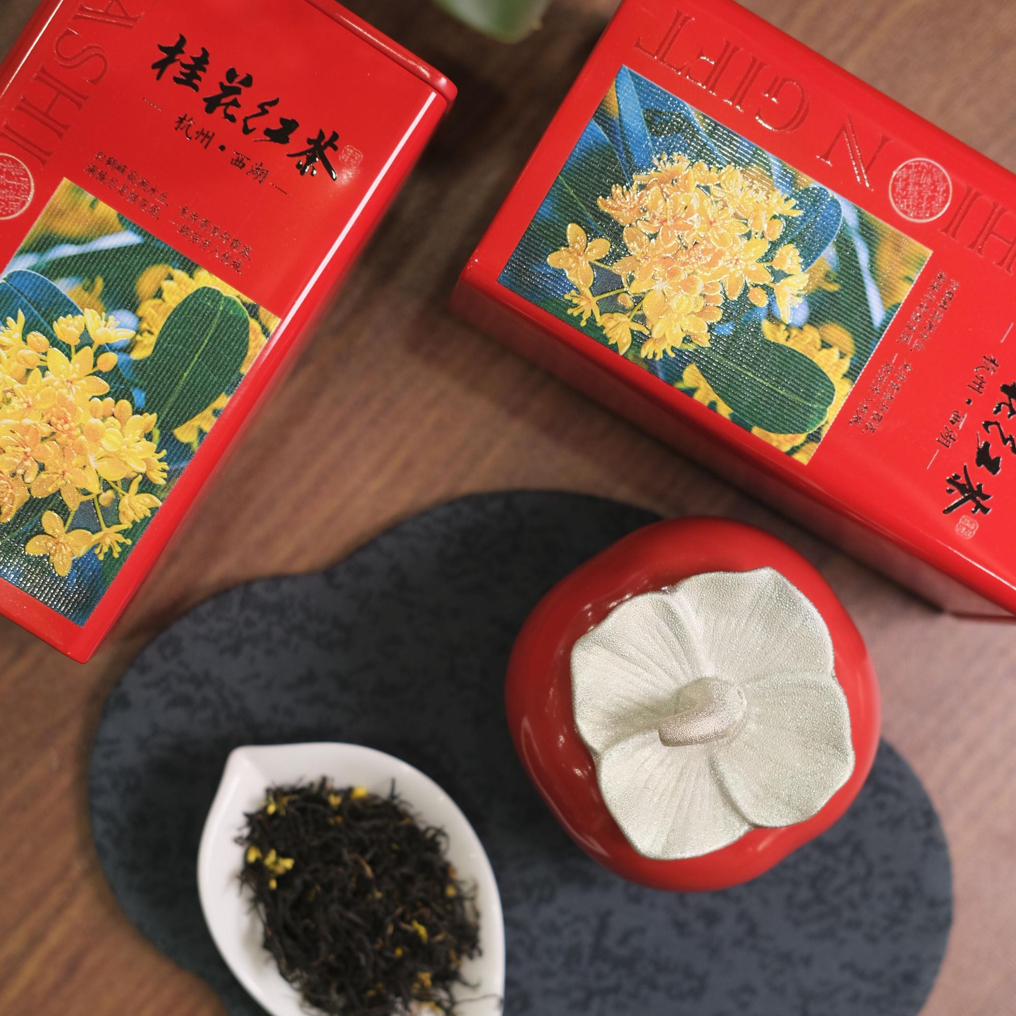 赏西湖·桂花九曲红梅·忆品金秋味道·花香馥郁