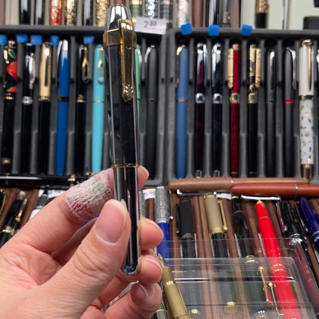 双头款烂笔头3062银色暗尖