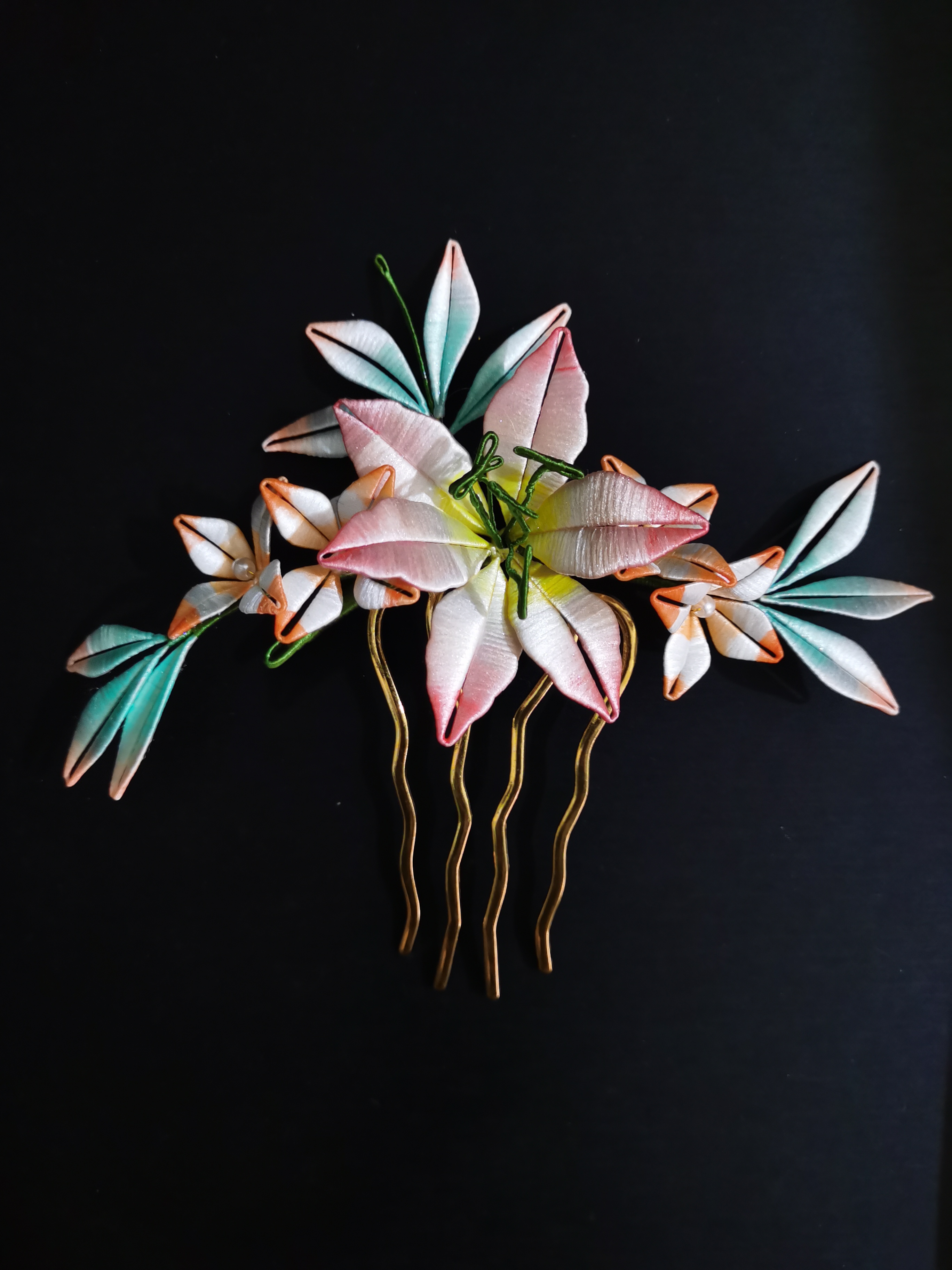 原创纯手工非遗缠花发簪古风复古发饰现代百搭收藏中国风汉服发钗