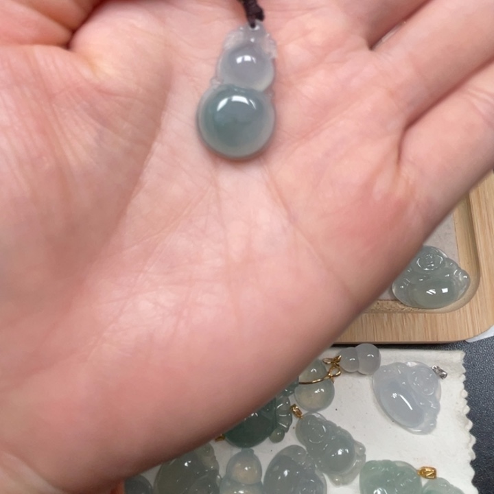 翡翠未镶嵌吊坠(不含链)翡翠