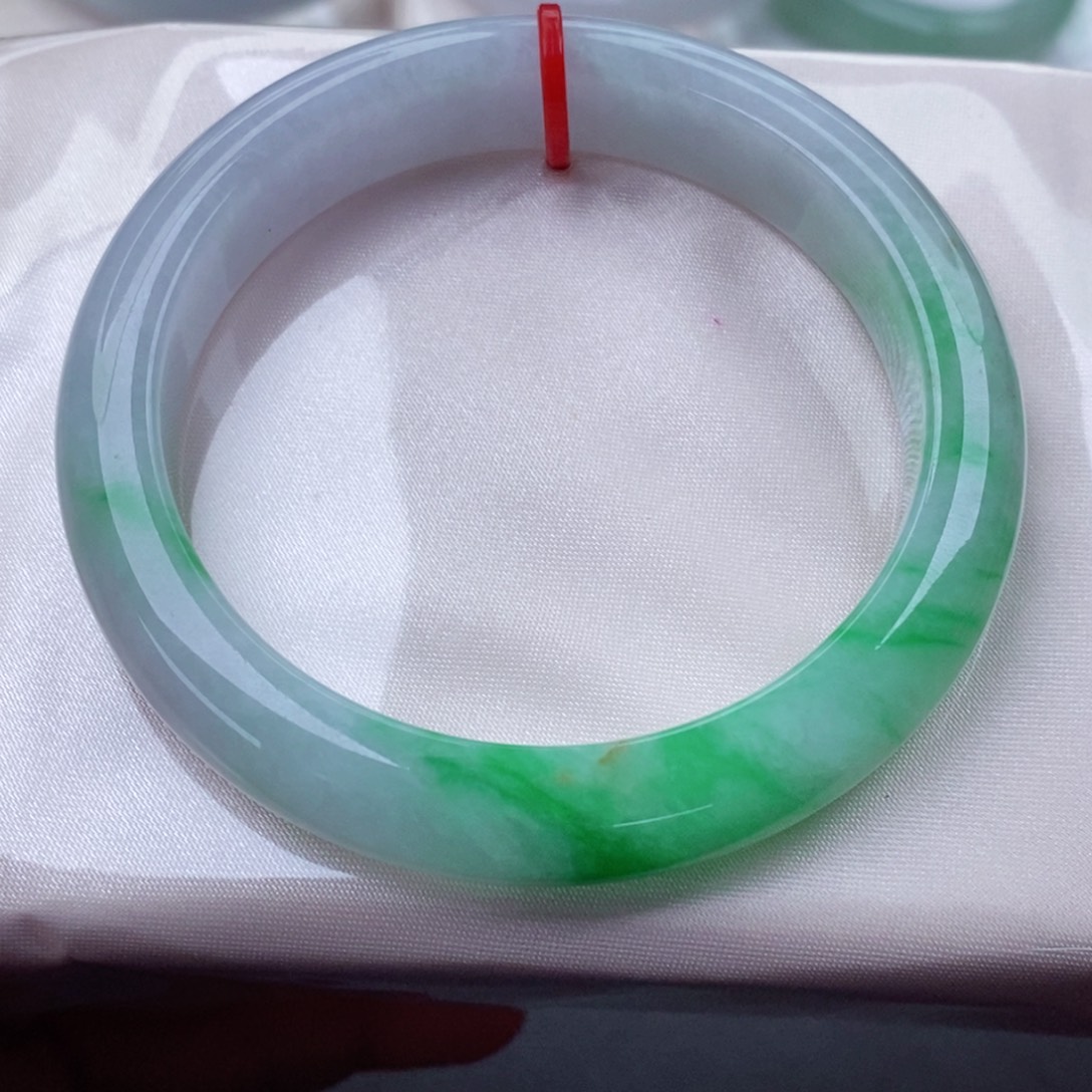 风***雅翡翠未镶嵌手镯55圈分单1