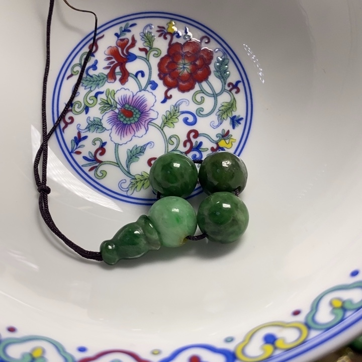 散珠翡翠三通精美精美精美