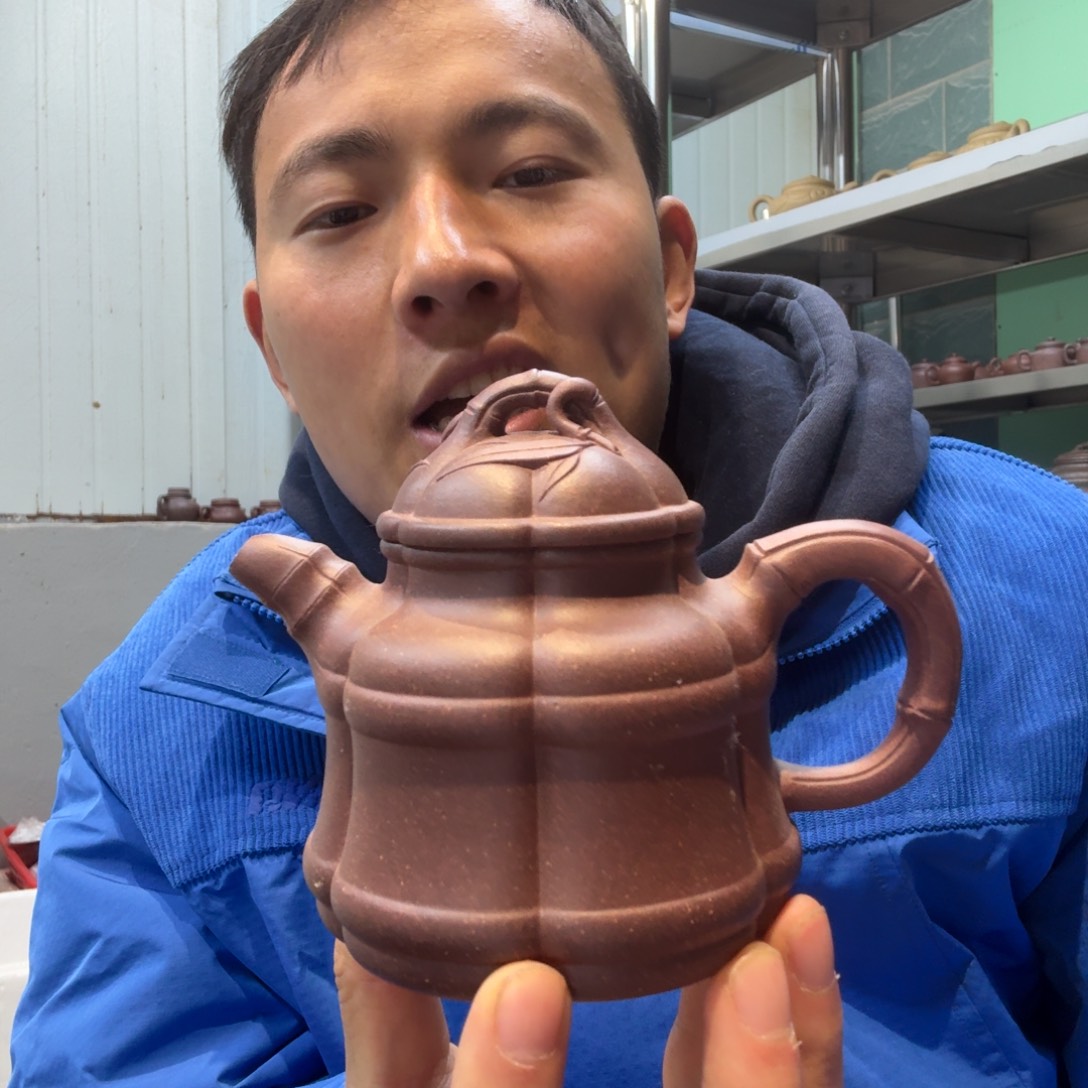 拾***叁紫砂茶壶原矿原石的制作方法是