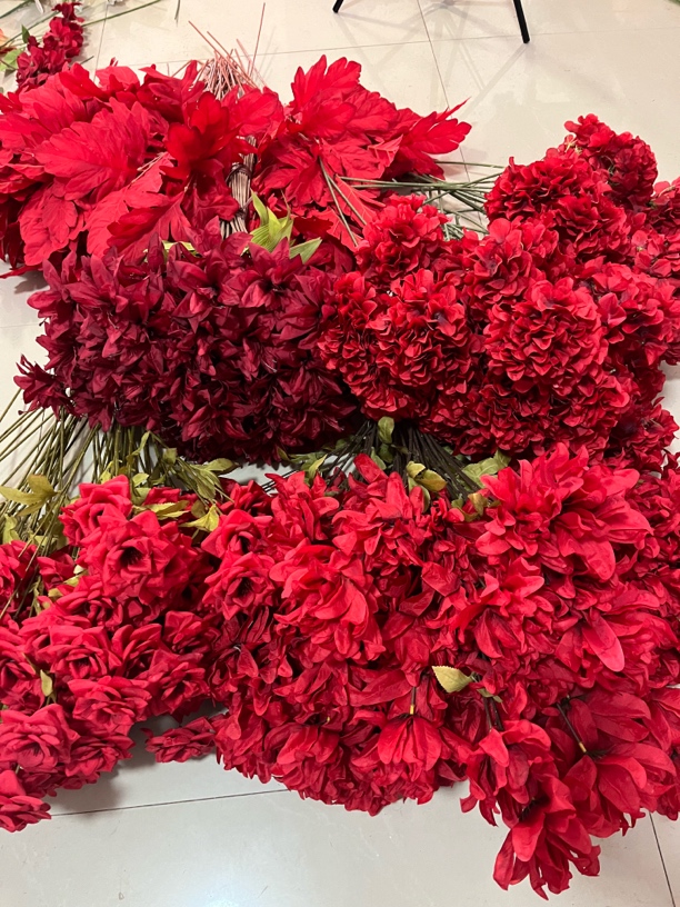 婚庆仿真花成堆款式（250支）
