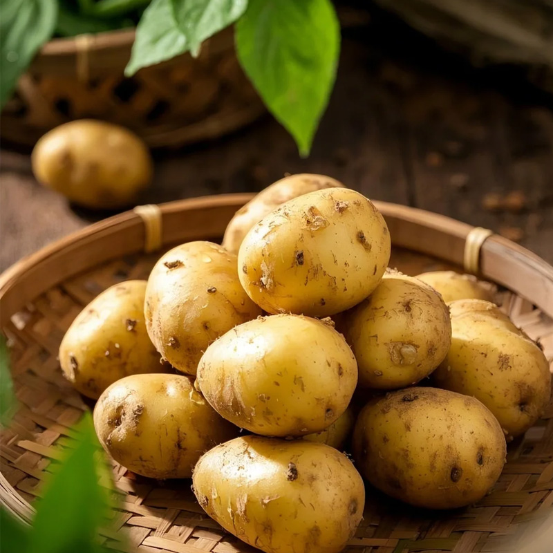 农家自种老品种黄心迷你新鲜小土豆洋芋马铃薯4斤装