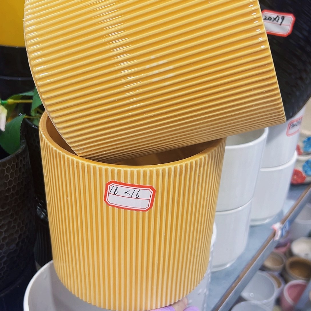 有孔外贸尾单陶瓷花盆凑单10米包邮