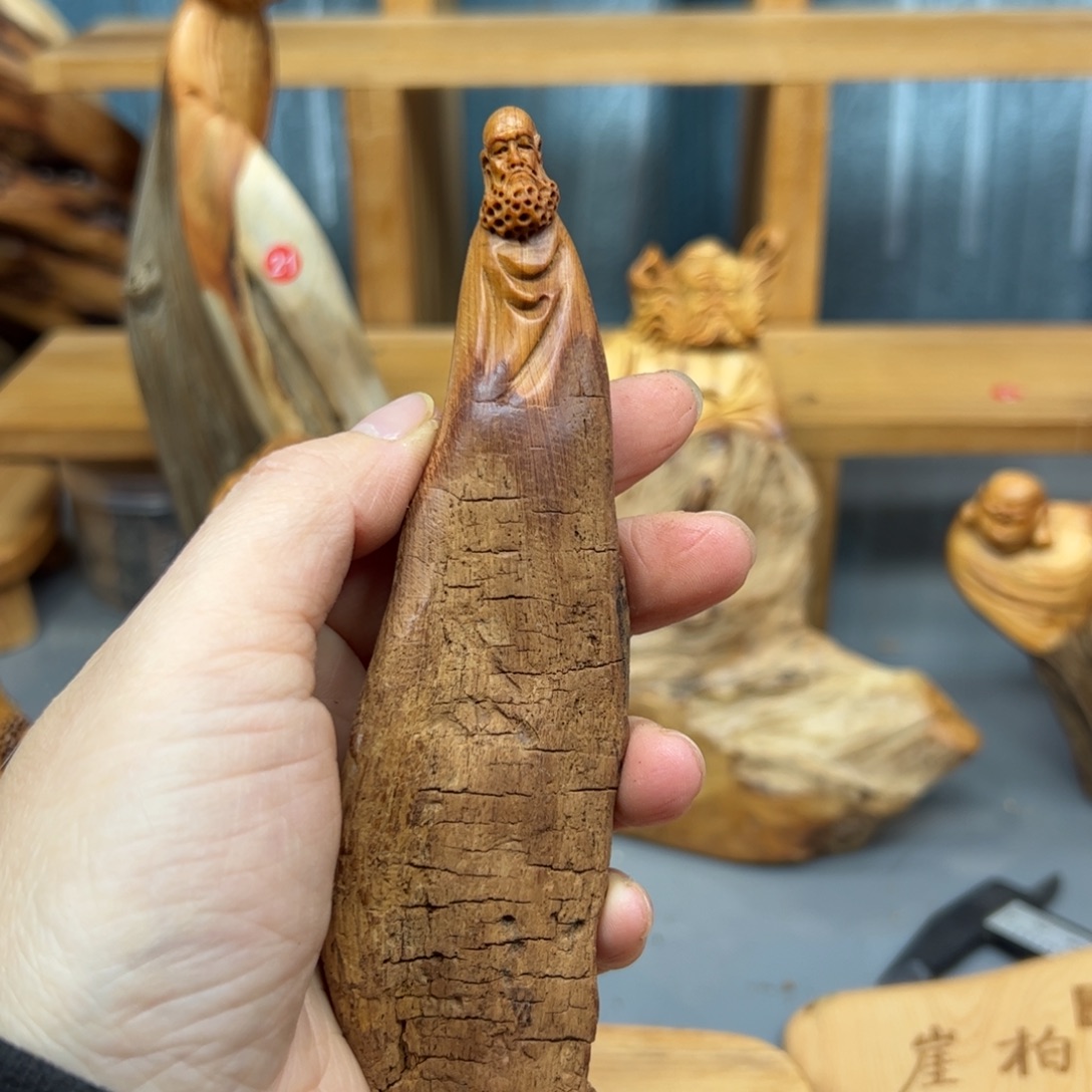 影***•柏木崖柏木摆件手把件，