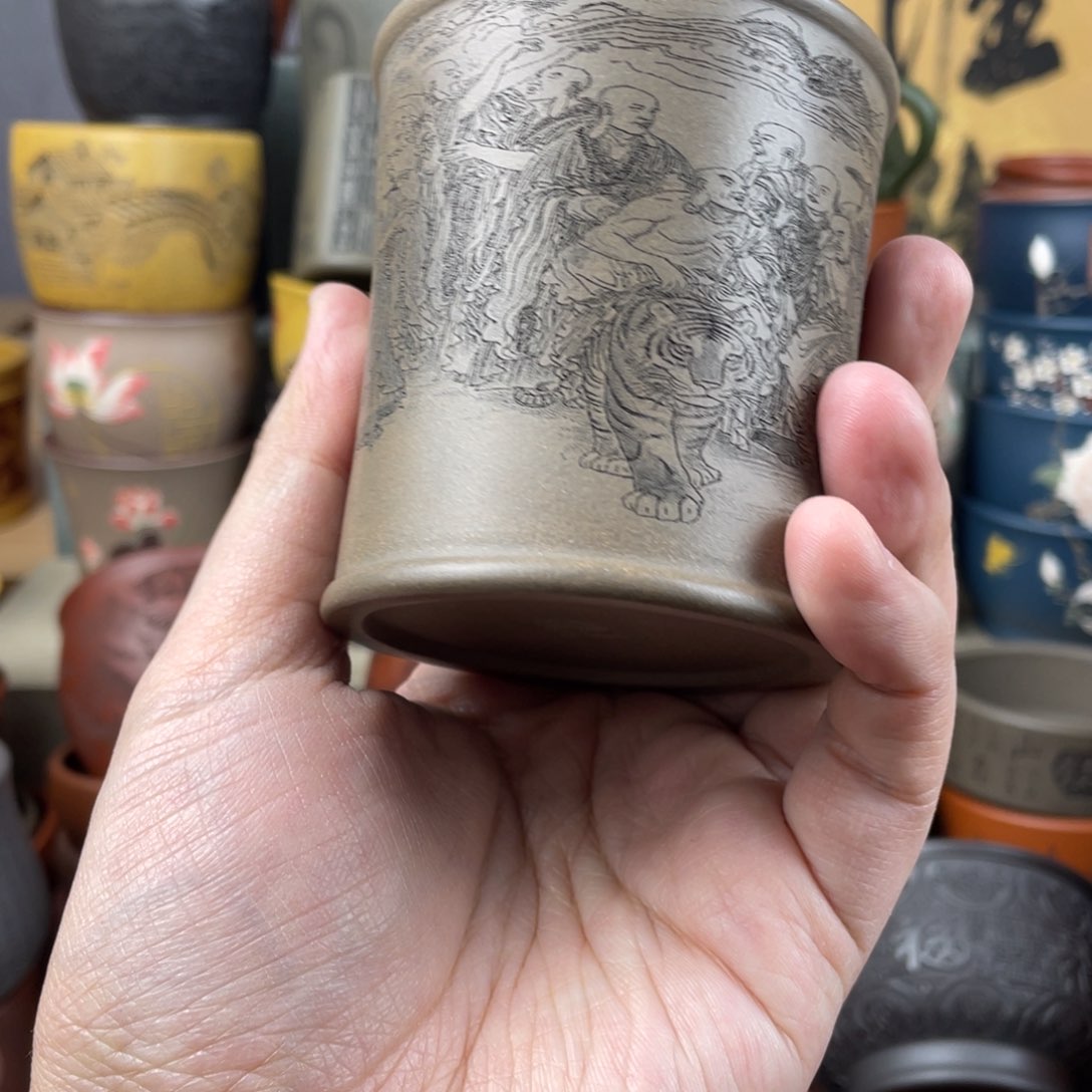 紫砂茶杯紫砂茶杯